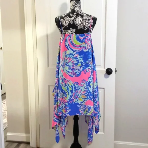 🦄VERY HTF Lilly Pulitzer🦄 - Kimi Silk Dress - Picture 2 of 15